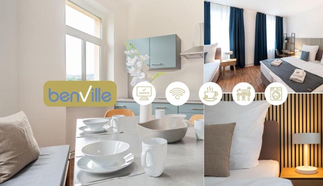Benville Freital - 2 Schlafzimmer - Waschmaschine - WLAN - Zentral gelegen