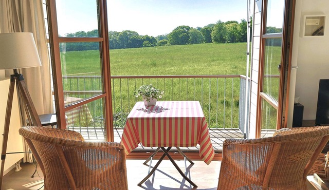 Bright and modern vacation apartment Sonnenblick with landscape view in Wittenbeck