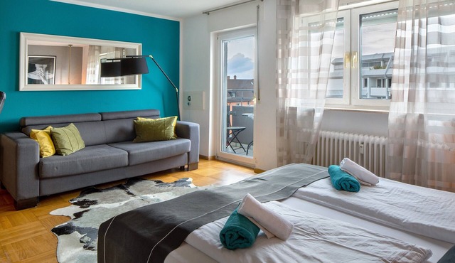 Bright Apartment 'Freiburg Zähringen' with Balcony and Wi-Fi