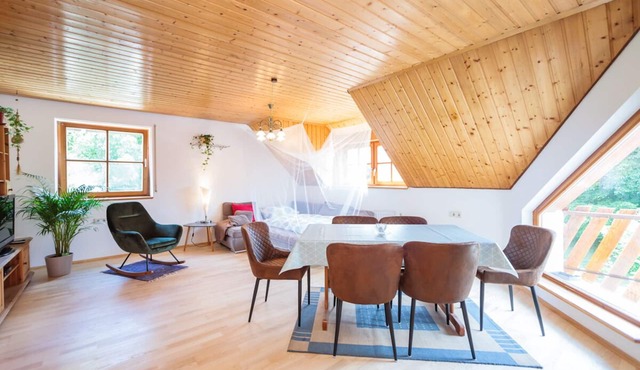 Bright apartment "In the Green" for 6-8 people near Lake Constance
