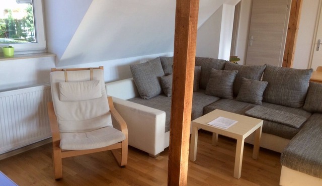Bright, spacious apartment in Dresden with good connections