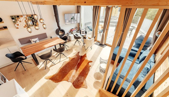 Chalet #1 with 2 bedrooms, sauna and whirlpool