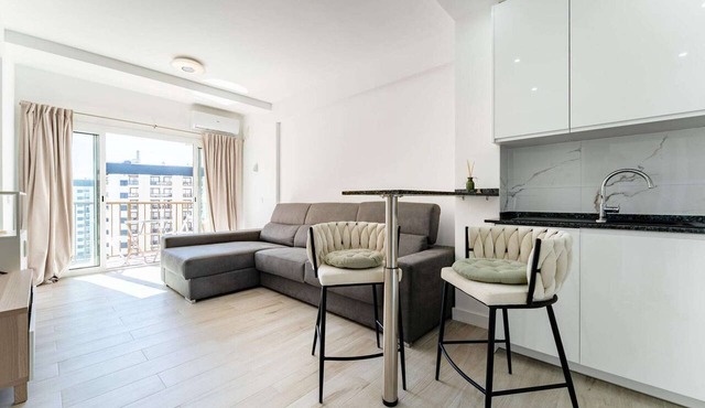 charming beachfront apartment in Fuengirola