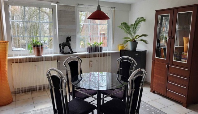 Cozy vacation apartment with garden on a horse farm (pet-friendly)
