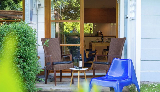 Cozy vacation apartment with covered terrace and parking space in Wittenbeck