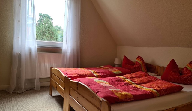 Double room directly opposite Pillnitz Castle