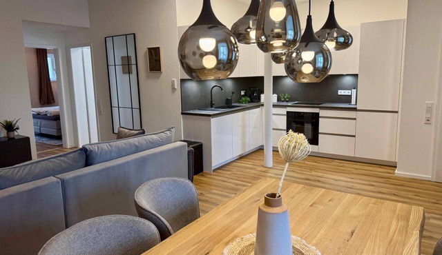 Exclusive vacation apartment in Espasingen Castle