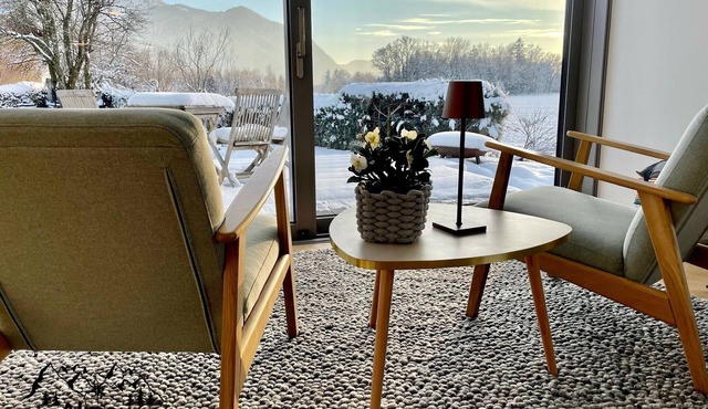 Ferienhaus Almau.Bayern - Charming bungalow with large garden & mountain views