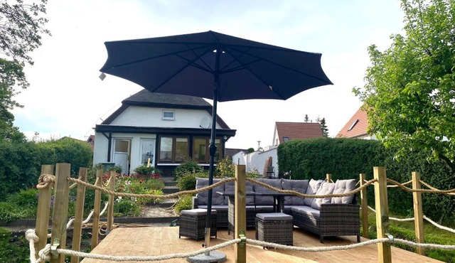 Ferienhaus mit Wasserblick auf der Insel Usedom