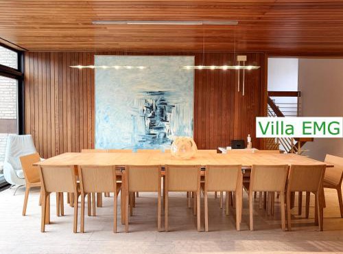 Ferienhaus Villa EMG Saerbeck nah Münster Riesenbeck Osnabrück mit Pool, Sauna, Garten für Familien Gruppen bis 23 Personen