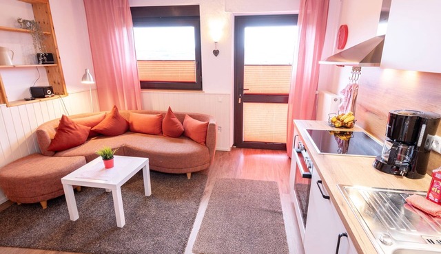 Ferienhof Pulte Apt. 'Sattelkammer' with Mountain View, Shared Terrace & No Wi-Fi