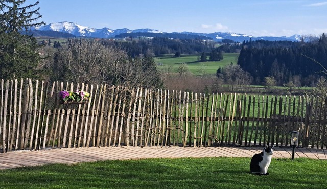 Ferienwohnung im Allgäu mit Direktem Blick auf den Hochgrat in Ruhiger Lage!