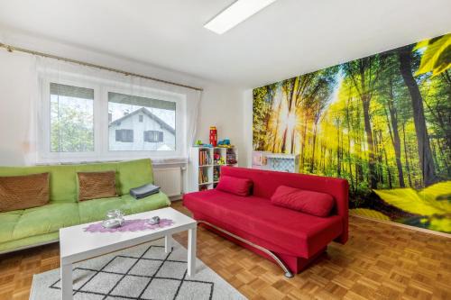 Fewo Lusen bis 6 Personen Bergblick