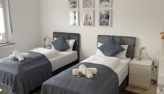 Fewo54 Apartment mit Garten und Terrasse Smarttv/free Wifi/free Parking/