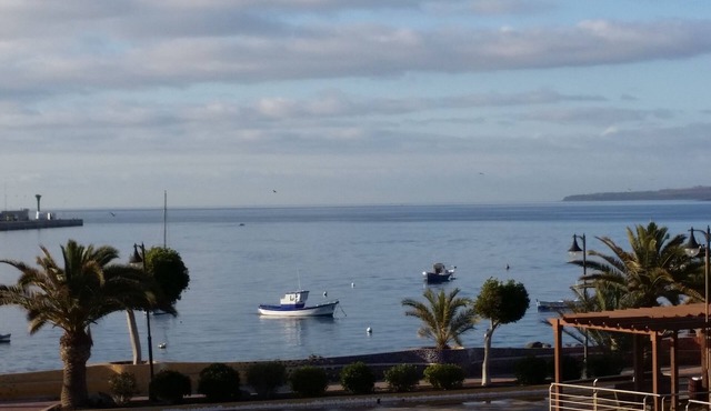 Floor overlooking the sea in the capital of Fuerteventura
