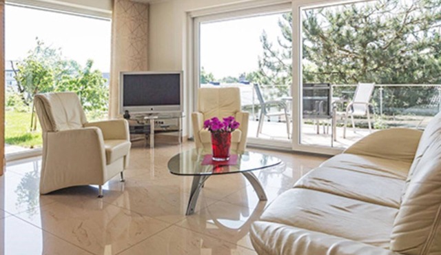 Garden floor2 without sea view - Villa Baltic Sea 5 * with sea and Boddenblick