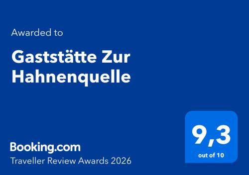 Gaststätte Zur Hahnenquelle