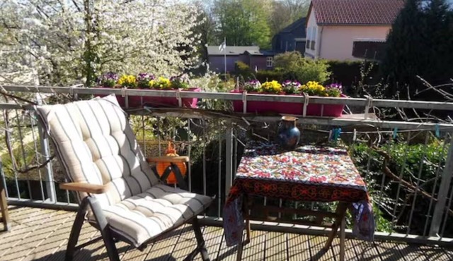Gemütliche Wohnung mit Balkon am Waldrand