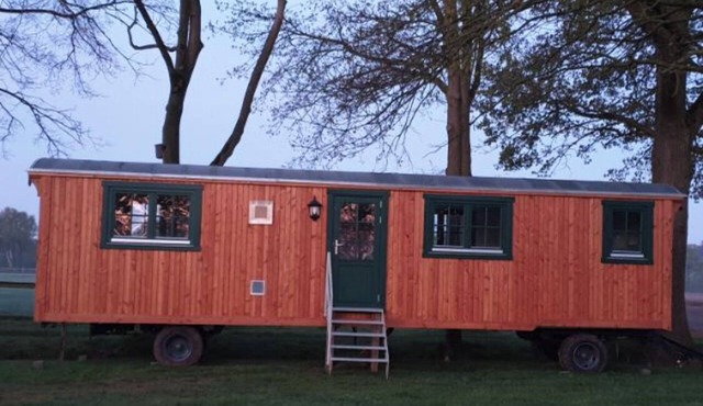 Gemütlicher Bauwagen als Ferienwohnung im Grünen
