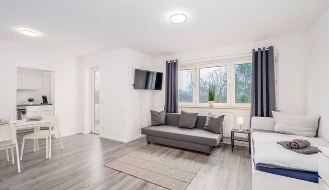Gla01 - Schönes Apartment mit Balkon in Gladbeck, 40 qm, 1 Zimmer, Max. 3 Personen