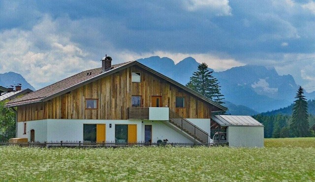 Holiday apartment in Krün with swimming pool