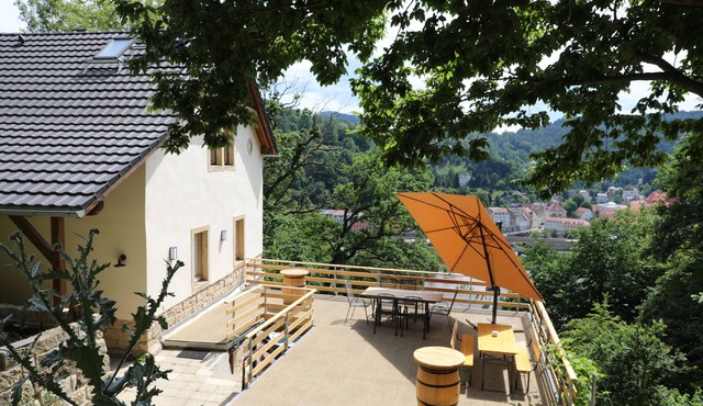 Holiday house at Lilienstein "Luxusboofe"