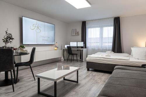 Holiday&Stay, Apartment Stay, Küche, 85Zoll TV, WLAN