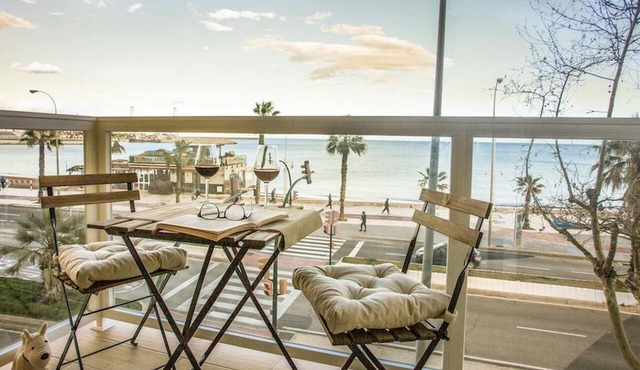 Holidays2Malaga Mendoza with terrace & front Sea view