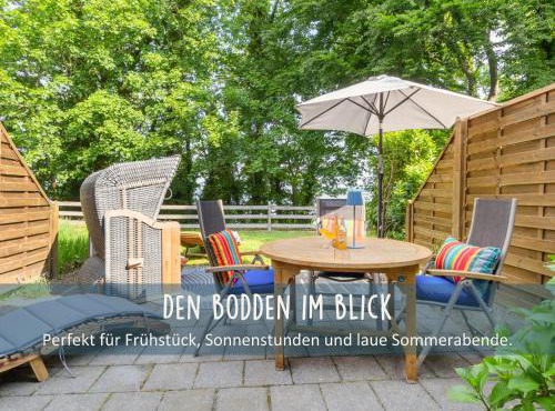 Holla die Boddenfee im Höfthus Meerblick Naturstrand Hunde willkommen
