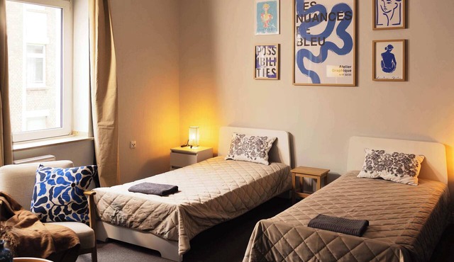 Huge apartment with Sauna and free parking
