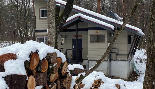 It comes with a Rustic Mountain Shack 4WD car/Kitaazumi-gun Nagano