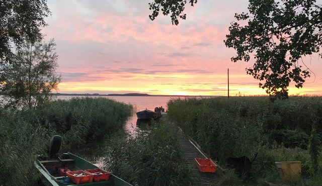 Kleine Ferienhütte am Achterwasser