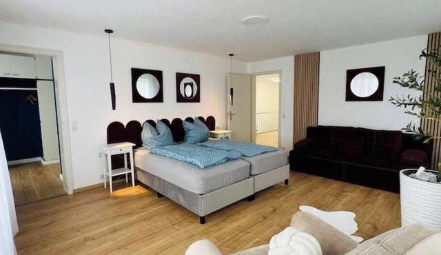 Large house in a cozy country house style centrally located