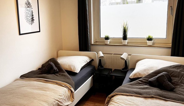 Le03 - Ferienwohnung mit Balkon in Lengerich, 80 qm, 3 Zimmer, Max. 6 Personen