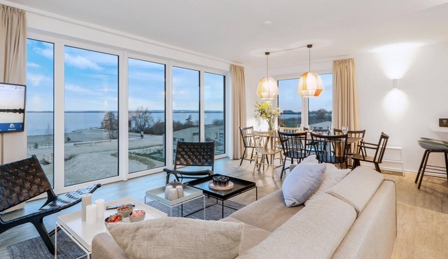 Luxurious apartment in Lembruch/Dümmer See with house sea view