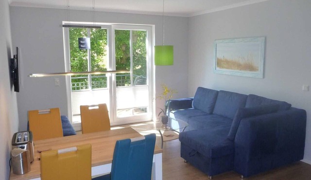 Modern holiday apartment with balcony and parking in Nienhagen, near the beach