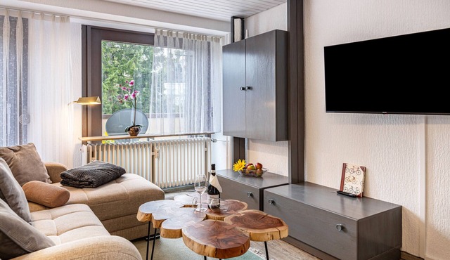 Modern Holiday Apartment “Luzia” with Pool, Sauna, Balcony & Wi-Fi
