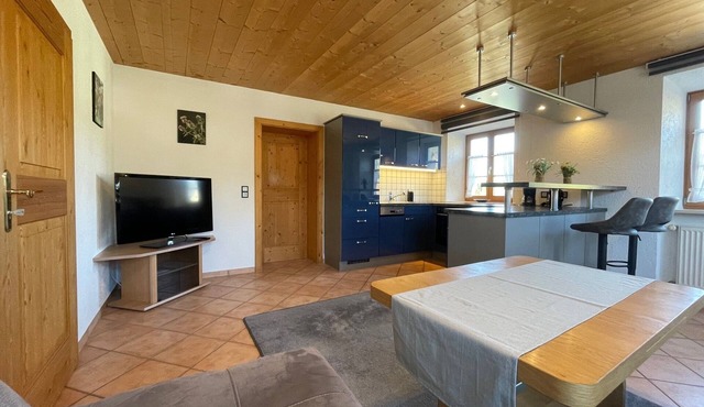 Modern vacation apartment with a view of the Fischbachau mountains