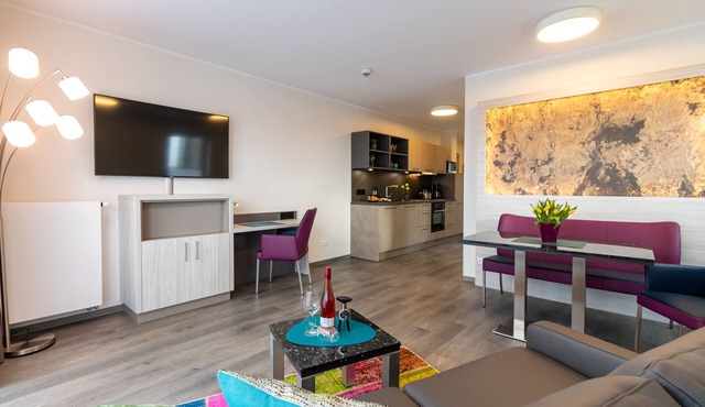 Modern vacation apartment with balcony in Ibbenbüren