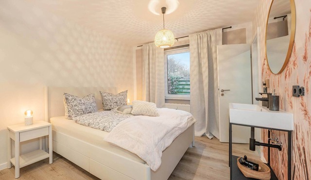 Modern vacation apartment with terrace not far from the Baltic Sea