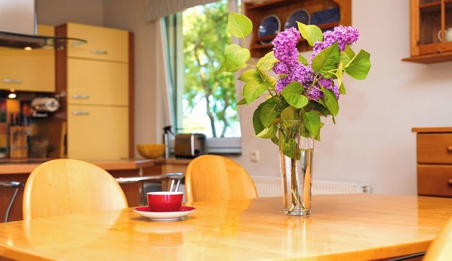Moderne 3-zimmer Ferienwohnung "to'n Appelboom" mit Meerblick zum Achterwasser