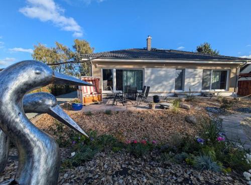 "Natur-Retreat am Bodden mit Kranichbeobachtung"-Haus kleiner Kranich