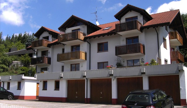 Panoramic view over Titisee-Neustadt in 2-room top floor apartment with balcony