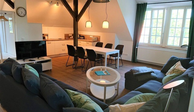 Ponyhof Georgenbruch, vacation apartment Falkenhorst, 110m2, 1-7 pers.