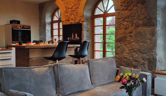 Private sauna, 2 fireplaces: Bright flat - last minute