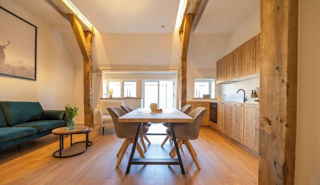 Relax in a thatched barn with a sauna