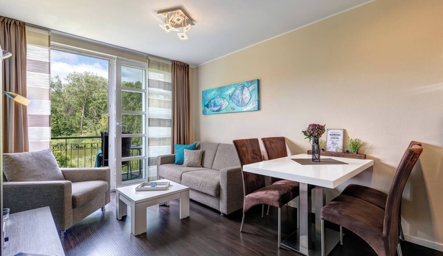 Residence on Balmer See, apartment 53 with lake view, sauna & WLAN