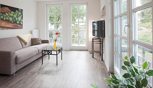 Residenz am Balmer See, apartment 20 with sauna, lake view and WLAN