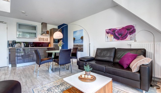 Residenz am Balmer See, apartment 70 with sauna, WLAN & 1 bedroom for 2 guests