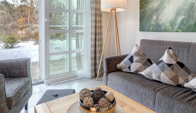 Residenz am Balmer See, apartment 40 with sauna, lake view and wellness